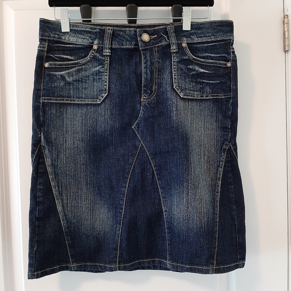 Y2K Bongo Denim Skirt